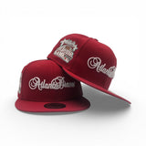 Red Atlanta Braves Mint Green Bottom 2000 All Star Game Side Patch New Era 59Fifty Fitted