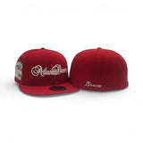 Red Atlanta Braves Mint Green Bottom 2000 All Star Game Side Patch New Era 59Fifty Fitted