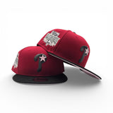 Red Philadelphia Phillies Black Visor Pink Bottom 1996 All Star Game Side Patch New Era 9Fifty Snapback