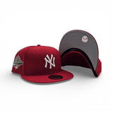 Red New York Yankees Gray Bottom 1996 World Series Side Patch New Era 9Fifty Snapback