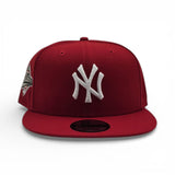 Red New York Yankees Gray Bottom 1996 World Series Side Patch New Era 9Fifty Snapback
