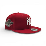 Red New York Yankees Gray Bottom 1996 World Series Side Patch New Era 9Fifty Snapback