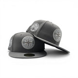 Storm Gray Seattle Mariners Gray Bottom 35th Anniversary Side Patch New Era 59Fifty Fitted