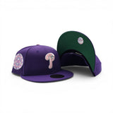 Purple Philadelphia Phillies Green Bottom 1942 All Star Game Side Patch New Era 59Fifty Fitted