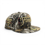 Real Tree NBA Finals Gray Bottom Chicago Bulls Side Patch New Era 59Fifty Fitted