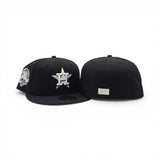 Black Houston Astros H Logo Pink Bottom 45th Anniversary Side Patch New Era Fitted