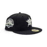 Black Houston Astros H Logo Pink Bottom 45th Anniversary Side Patch New Era Fitted