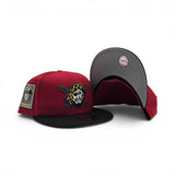 Red Pittsburgh Pirates Black Visor Gray Bottom Pirates Side Patch New Era 59Fifty Fitted