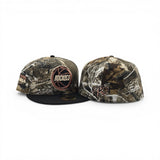 Real Tree Houston Rockets Black Visor Gray Bottom The 1995 NBA Finals Side Patch New Era 59Fifty Fitted