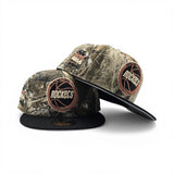 Real Tree Houston Rockets Black Visor Gray Bottom The 1995 NBA Finals Side Patch New Era 59Fifty Fitted