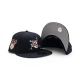 Navy Blue Detroit Tigers Gray Bottom 2000 All Star Game Side Patch New Era 59Fifty Fitted