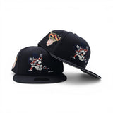 Navy Blue Detroit Tigers Gray Bottom 2000 All Star Game Side Patch New Era 59Fifty Fitted