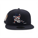 Navy Blue Detroit Tigers Gray Bottom 2000 All Star Game Side Patch New Era 59Fifty Fitted