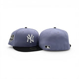 Lavender New York Yankees Black Visor Gray Bottom 2000 World Series New Era Fitted