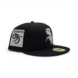 Black Chicago White Sox Pink Bottom 95 Years Side Patch New Era 59Fifty Fitted