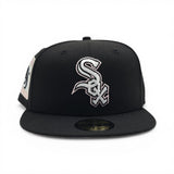Black Chicago White Sox Pink Bottom 95 Years Side Patch New Era 59Fifty Fitted
