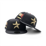 Dark Gray Houston Astros Gray Bottom 2000 Inaugural Season Side Patch New Era 59Fifty Fitted