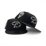 Black Cow Print Arizona Diamondbacks Pink Bottom 1998 Inaugural Season Side Patch New Era 59Fifty Fitted