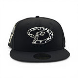 Black Cow Print Arizona Diamondbacks Pink Bottom 1998 Inaugural Season Side Patch New Era 59Fifty Fitted
