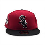 Red Chicago White Sox Black Visor Gray Bottom 2003 All Star Game Side Patch New Era 59Fifty Fitted
