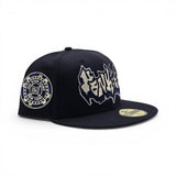 Navy Blue Graffiti New York Yankees Gray Bottom 1942 All Star Game Side Patch New Era 59Fifty Fitted