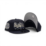 Navy Blue Graffiti New York Yankees Gray Bottom 1942 All Star Game Side Patch New Era 59Fifty Fitted