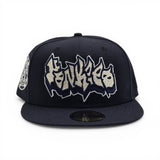 Navy Blue Graffiti New York Yankees Gray Bottom 1942 All Star Game Side Patch New Era 59Fifty Fitted