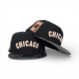 Black Chicago Cubs Camo Visor Gray Bottom Be Alert Foul Balls Side Patch New Era 59Fifty Fitted
