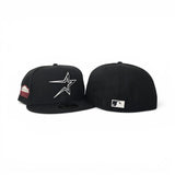 Black Houston Astros Gray Bottom Red Astrodome Side Patch New Era 59Fifty Fitted