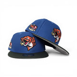 Seashore Blue Gwinnett Stripers Seaweed Green Visor Gray Bottom Baseball Fish Side Patch New Era 59Fifty Fitted