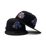 Black Philadelphia Phillies Green Bottom 1996 All Star Game Side Patch New Era 59Fifty Fitted