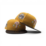 Yellow Philadelphia Phillies Brown Visor Gray Bottom 1996 All Star Game Side Patch New Era 9Fifty Snapback