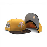 Yellow Philadelphia Phillies Brown Visor Gray Bottom 1996 All Star Game Side Patch New Era 9Fifty Snapback