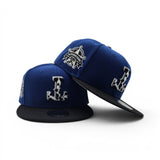 Royal Blue Texas Rangers Upside Down Cow Print Logo Black Visor Gray Bottom 1995 All Star Game Side Patch New Era Snapback
