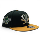 Dark Green Oakland Athletics Yellow Visor Gray Bottom 1989 World Series New Era 9Fifty Snapback