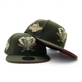 Rifle Green Oakland Athletics Orange Bottom 1989 World Series New Era 9Fifty Snapback