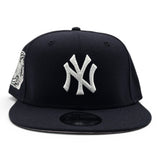 Navy Blue New York Yankees pink Bottom 2000 Subway Series Side Patch New Era 9Fifty Snapback