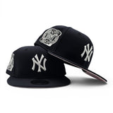 Navy Blue New York Yankees pink Bottom 2000 Subway Series Side Patch New Era 9Fifty Snapback