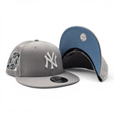 Gray Yankees New York Yankees Icy Blue Bottom 2000 Subway Series Side Patch New Era 9Fifty Snapback