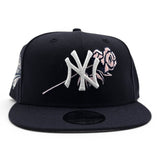 Navy Blue New York Yankees Rose Pink Bottom 1996 World Series Series Side Patch New Era 9Fifty Snapback