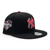 Black New York Yankees Inferred Bottom 2000 World Series Side Patch New Era 9Fifty Snapback