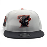 White Toronto Blue Jays Dark Gray Visor Gray Bottom 1991 All Star Game Side Patch New Era 9Fifty Snapback