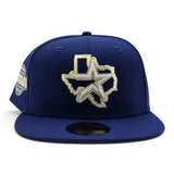 Royal Blue Houston Astros Gray Bottom 2005 World Series Side Patch New Era 59Fifty Fitted