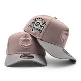 Pink Rouge Chicago Cubs Gray Curved Brim Gray Bottom 1990 All Star Game New Era Curved Brim A-Frame 9Forty Snapback