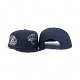 Navy Blue New York Knicks Gray Bottom 2x Champions Side Patch New Era 9Fifty Snapback