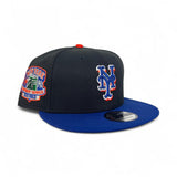 Black New York Mets Royal Blue Visor Gray Bottom 2000 Subway Series Turnstile Citi Field Side Patch New Era 9Fifty Snapback