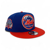 Royal Blue New York Mets Orange Visor Gray Bottom 25th Anniversary Side Patch 9Fifty Snapback