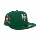 Kelly Green New York Mets Orange Bottom 2000 Subway Series 25th Anniversary Side Patch New Era 9Fifty Snapback