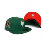 Kelly Green New York Mets Orange Bottom 2000 Subway Series 25th Anniversary Side Patch New Era 9Fifty Snapback