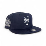 Navy Blue New York Mets Gray Bottom 25th Anniversary Side Patch New Era 9Fifty Snapback